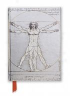 Zápisník Da Vinci: Vitruvian Man (Foiled Journal)