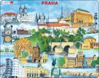 Puzzle Praha pohlednice 