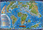Dinosauři a prehistorický svět (dětská mapa)