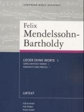 Felix Mendelssohn Bartholdy: Písně beze slov I – noty