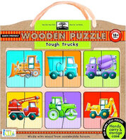 Tough Trucks Wood Puzzle