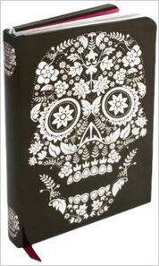 Zápisník Flame Tree Flower Skull malý