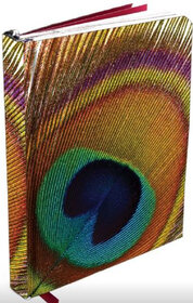 Zápisník Flame Tree Peacock Feather malý