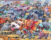 Puzzle Monster truck závody