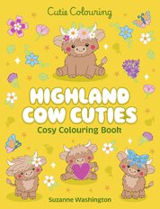 Highland Cow Cuties Colouring Book