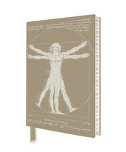 Zápisník Da Vinci: Vitruvian Man Artisan Art Notebook