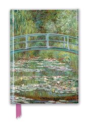 Zápisník Claude Monet: Bridge over a Pond of Water Lilies (Foiled Journal)