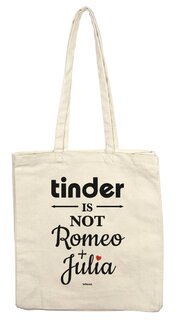 teNeues Tote Bag: Tinder is not Romeo + Julia