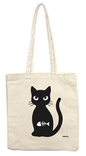 teNeues Tote Bag: Katze mit Fisch