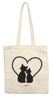 teNeues Tote Bag: Herzkatzen