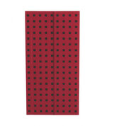 Zápisník Paper–Oh Quadro Red on Black B6.5 linkovaný
