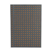 Zápisník Paper–Oh Circulo Grey on Orange A7 nelinkovaný