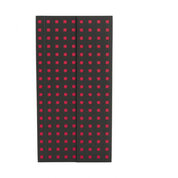 Zápisník Paper–Oh Quadro Black on Red B6.5 linkovaný