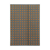 Zápisník Paper–Oh Quadro Grey on Orange B6 nelinkovaný
