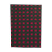 Zápisník Paper–Oh Quadro Black on Red A4 nelinkovaný
