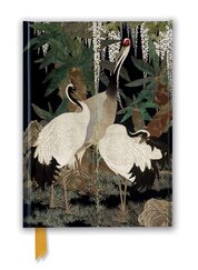 Zápisník Ashmolean: Cranes, Cycads and Wisteria by Nishimura So–zaemon XII (Foiled Journal)