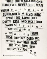 European Design Awards 2008: Juried Selection of the Best Graphic Design in Europe
