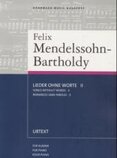 Felix Mendelssohn Bartholdy: Písně beze slov II – noty
