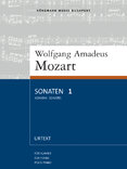 Wolfgang Amadeus Mozart: Sonáty 1 – noty