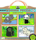 Animals at Home Wooden Puzzle