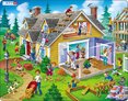 Puzzle Práce kolem domu