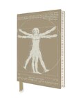 Zápisník Da Vinci: Vitruvian Man Artisan Art Notebook