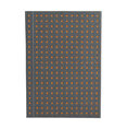 Zápisník Paper–Oh Circulo Grey on Orange A7 nelinkovaný