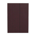 Zápisník Paper–Oh Quadro Black on Red B5 nelinkovaný