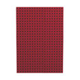 Zápisník Paper–Oh Quadro Red on Black B5 nelinkovaný