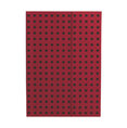 Zápisník Paper–Oh Quadro Red on Black B6 nelinkovaný