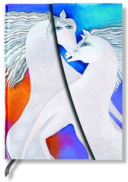 Paperblanks Ivory Horses (Midi)