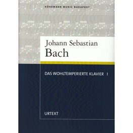 Johann Sebastian Bach: Dobře temperovaný klavír 1 – noty