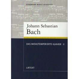 Johann Sebastian Bach: Dobře temperovaný klavír 2 – noty