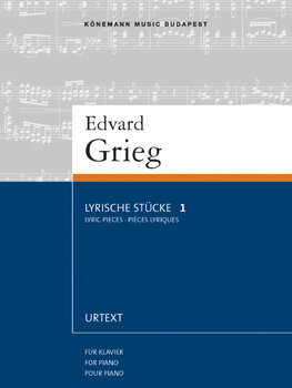 Edvard Grieg: Lyrické kusy 1 – noty