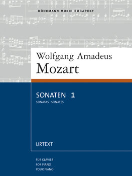 Wolfgang Amadeus Mozart: Sonáty 1 – noty