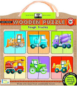 Tough Trucks Wood Puzzle