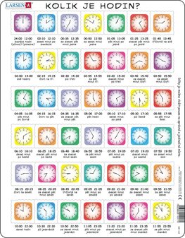 Puzzle Hodiny