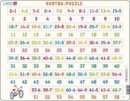 Puzzle Odčítání 1–65