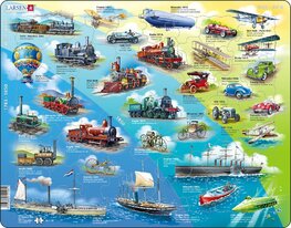 Puzzle Historické dopravní prostředky 1783–1850