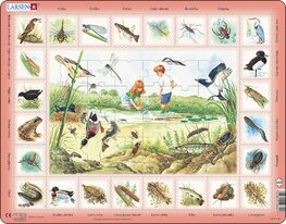 Puzzle Příroda: Život u rybníka