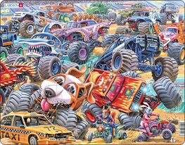 Puzzle Monster truck závody
