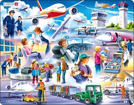 Puzzle Den na letišti