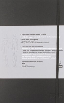9 Heads Fashion Notebook: Women's Fashion