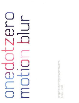 Motion Blur: Graphic Moving Imagemakers (Onedotzero)