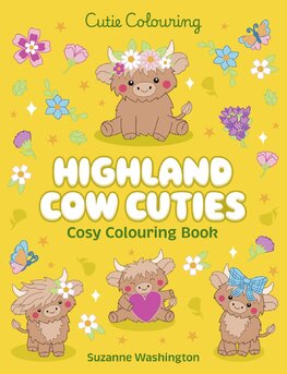 Highland Cow Cuties Colouring Book