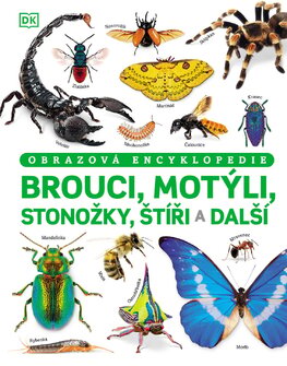 Brouci, motýli, stonožky, štíři a další