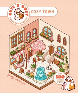 Cute n Cozy Sticker Therapy: Cozy Town