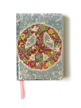 Zápisník Peace Sign (Contemporary Foiled Journal)