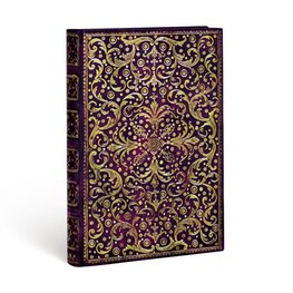 Zápisník Paperblanks Aurelia Midi linkovaný (Rococo gold tooling)