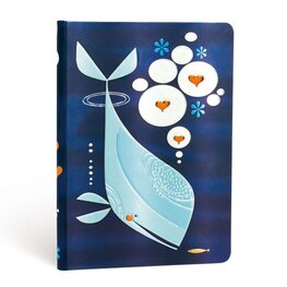 Zápisník Paperblanks Whale and Friend Midi nelinkovaný (Tracy Walker)